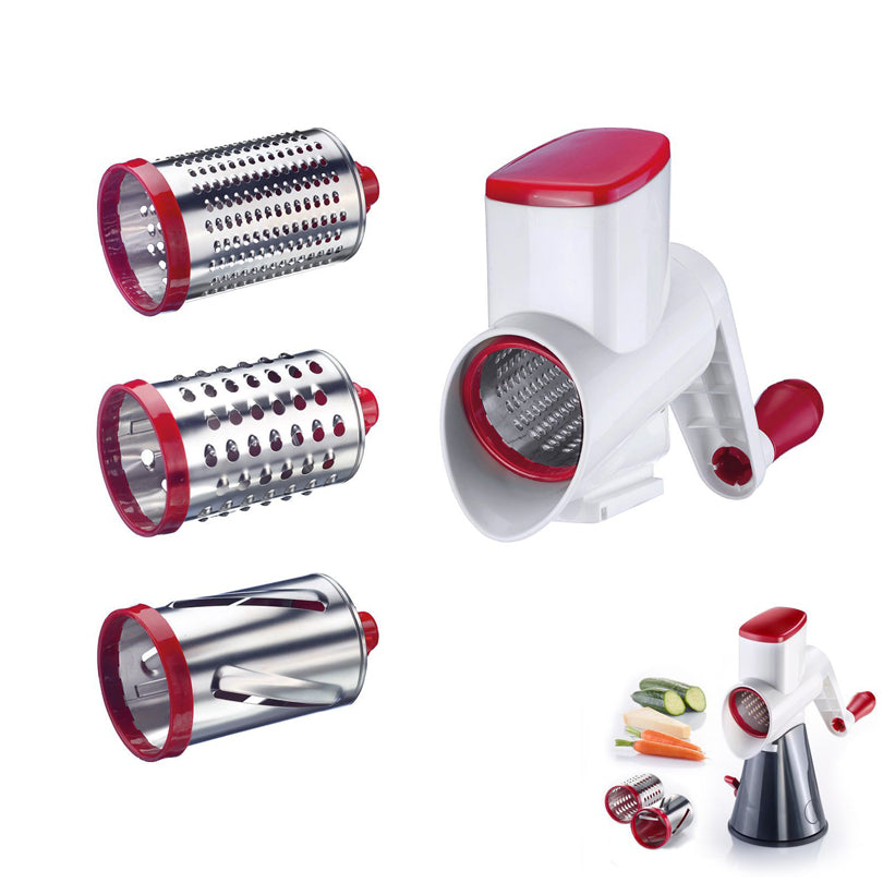 Accessorio 3 rulli, adatto per tritacarne "Frecher Fritz" e spremitutto "Vita Freund" cm 26,5x7,7x17