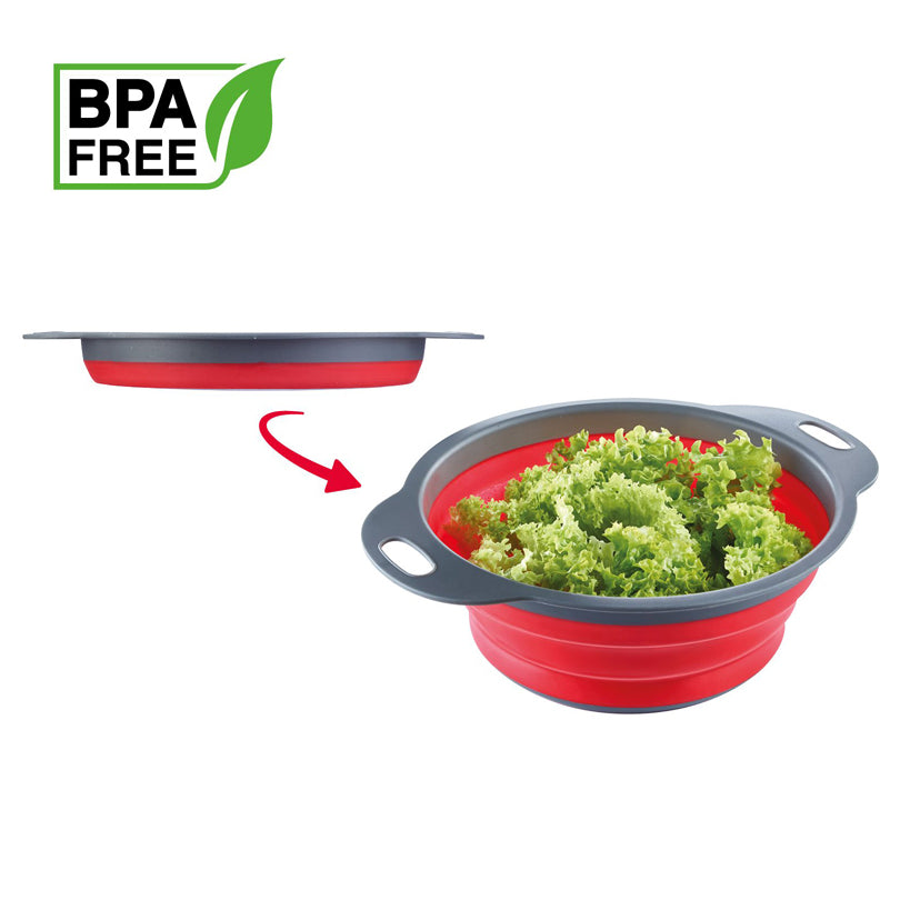 Scolapasta pieghevole "Maxi" cm Ø22x3,2/9,5