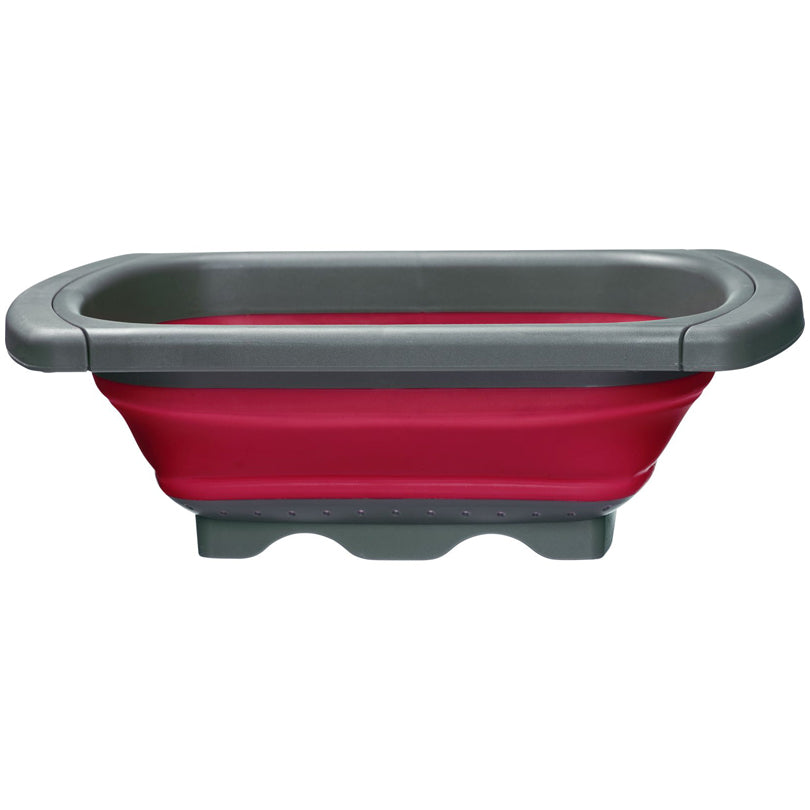 Scolapasta rettangolare con manici allungabili cm 39/60x26x12