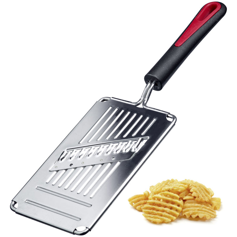 Affettaverdura con taglio ondulato e taglio alla griglia cm 29x8,7x2