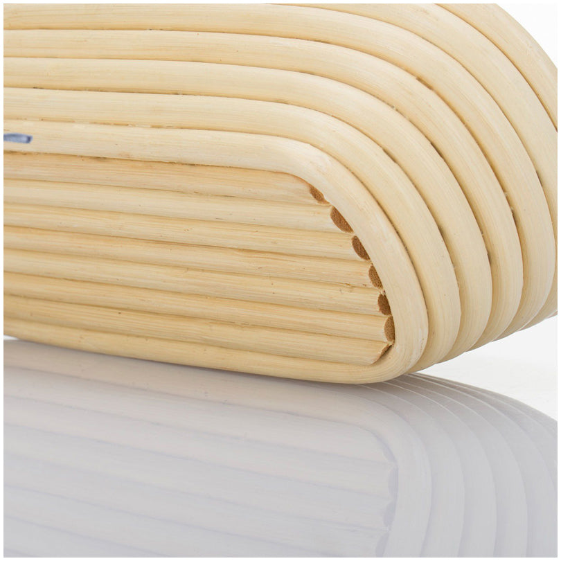 Cesto lievitazione ovale con fodera cm 27,5x14x7,1