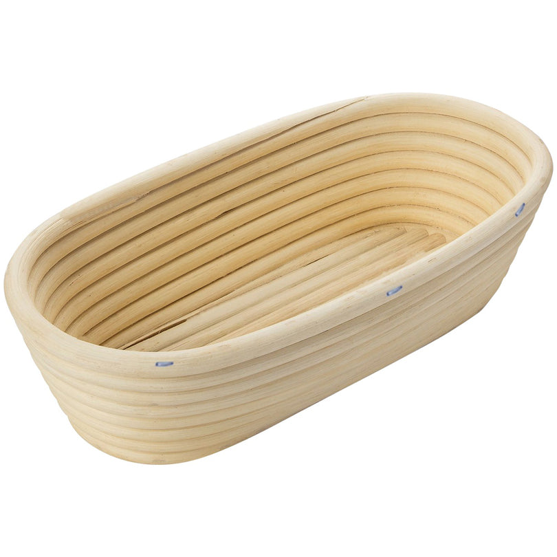 Cesto lievitazione ovale con fodera cm 27,5x14x7,1