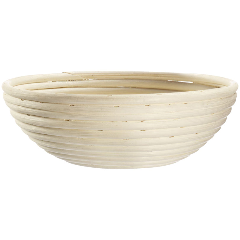 Cesto lievitazione tondo con fodera "Cuore" cm Ø24,5x8,5