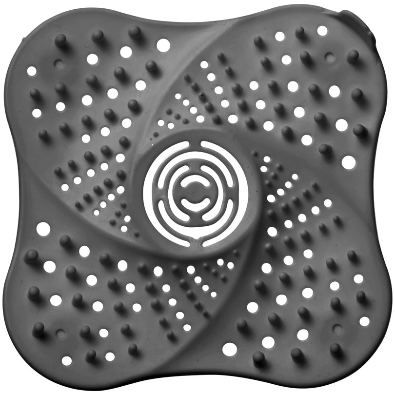 Filtro lavandino con piedini a ventosa, confezione assortita da 2 pezzi cm 16x16x1,5