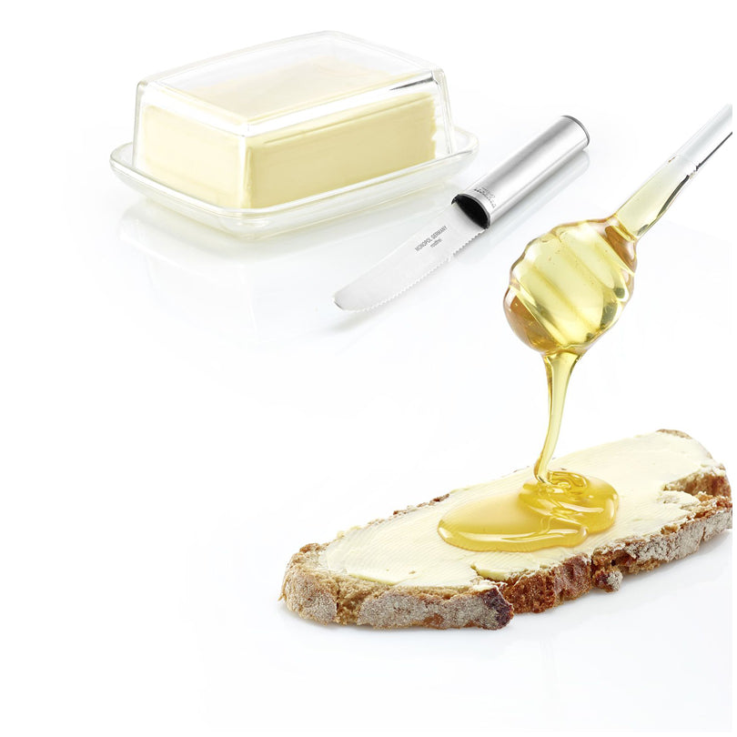 Barattolo miele con cucchiaio "Melli" cl 40/cm Ø 8,7x15