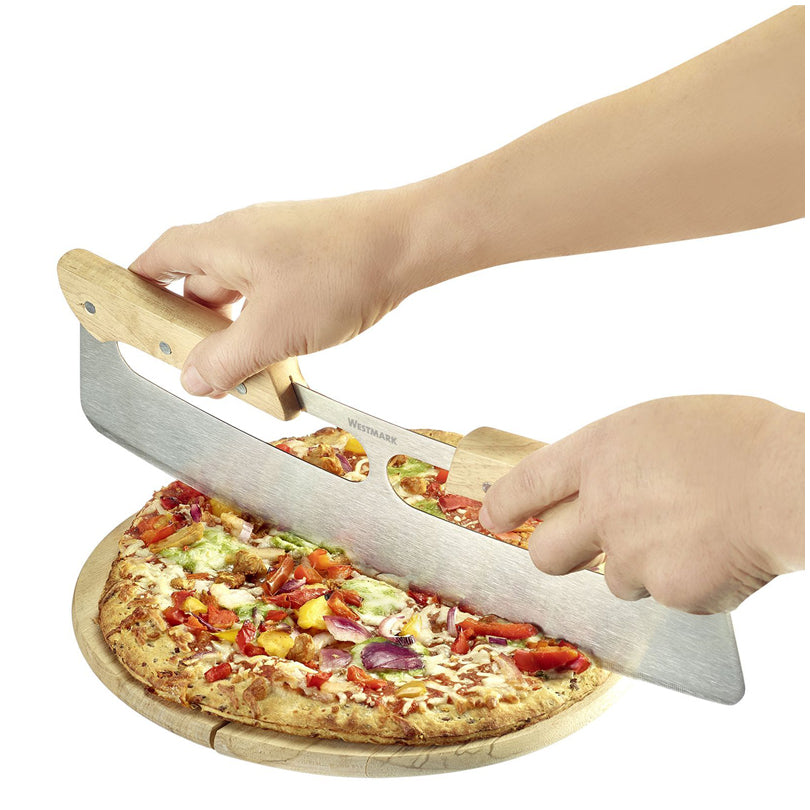 Tagliapizza mezzaluna "Pro" cm 12x35