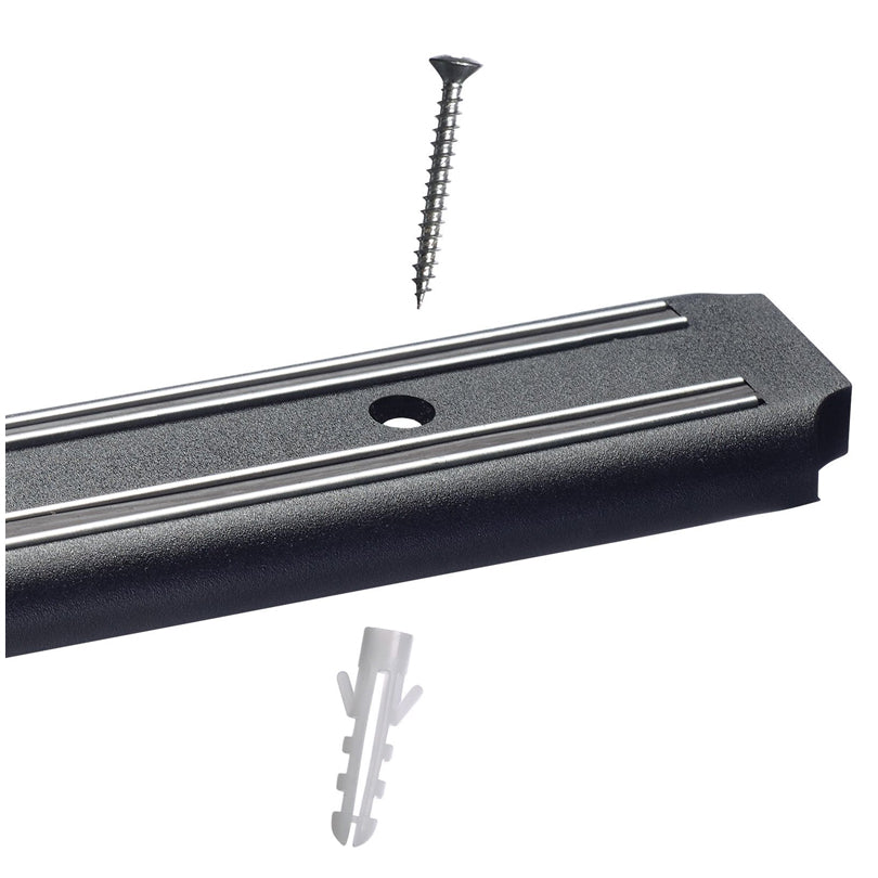 Barra magnetica porta coltelli "Black" cm 38x5x1,3