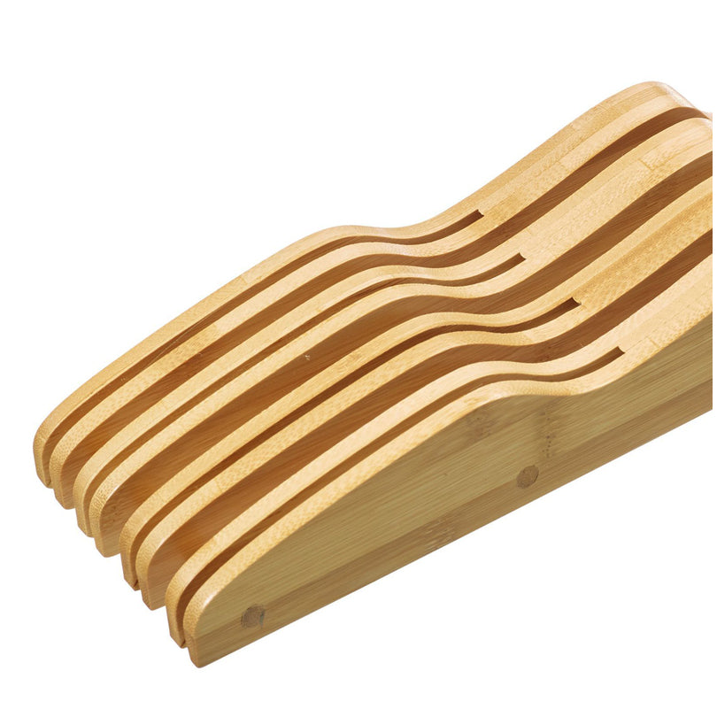 Ceppo coltelli da cassetto, per riporre fino a 7 coltelli cm 40x10x4,7