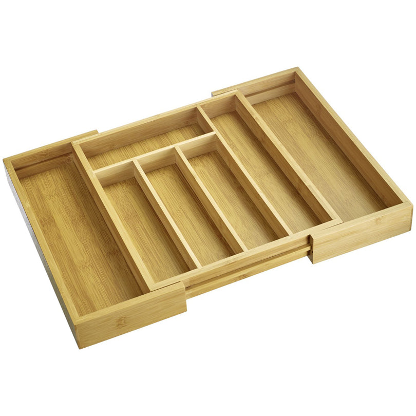 Portaposate allungabile con 5 - 7 scomparti cm 33,5x29-48x5
