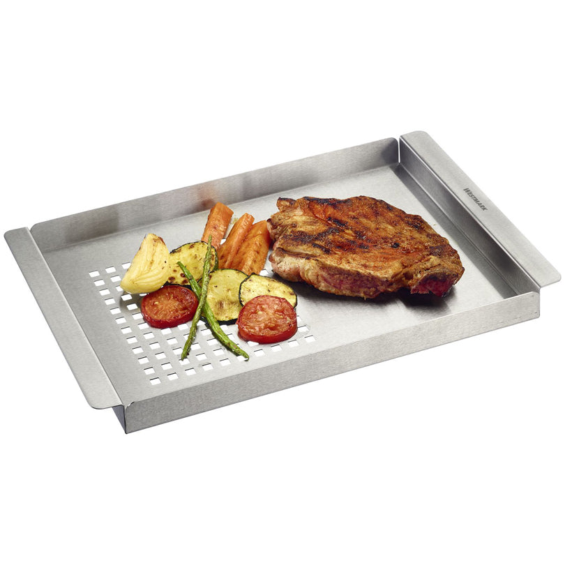 Cestello rettangolare BBQ "2 in 1" cm 34x22,5x2,5