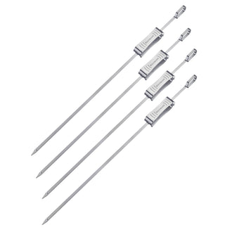 Spiedini "BBQ" con pratico raschietto cm 2,2x42