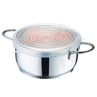 Coperchio salvafreschezza tondo estensibile, confezione assortita da 6 pezzi