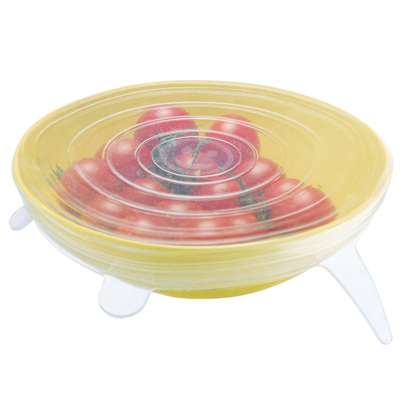 Coperchio salvafreschezza tondo estensibile, confezione assortita da 6 pezzi