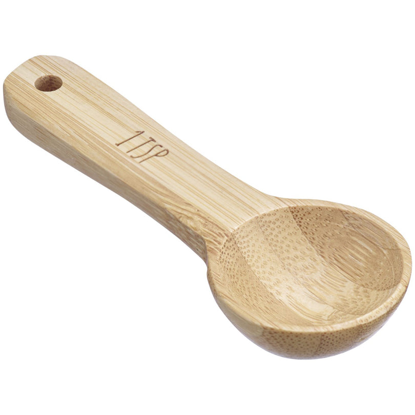 Cucchiaio dosatore "Woody", confezione assortita da 4 pezzi 1/4 TSP - 1TBSP