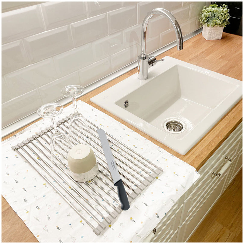 Scolapiatti arrotolabile "Home" cm 29x47x1