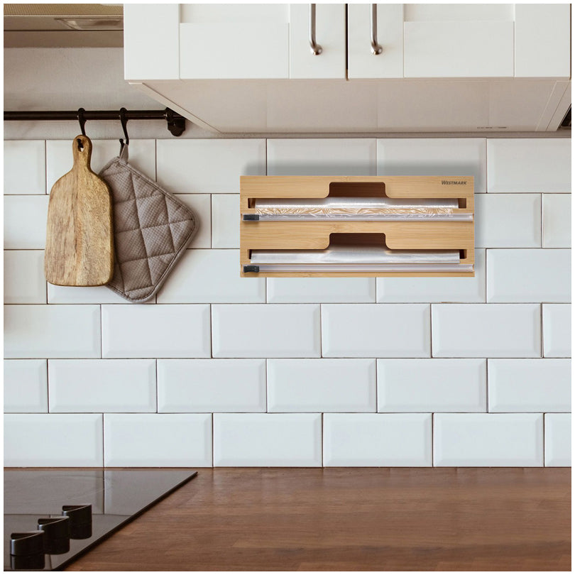 Portarotoli per 2 rotoli cm 33x14,6x8