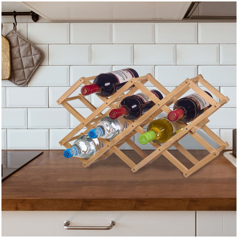 Portabottiglie pieghevole "Bene" cm 45x15x6,3