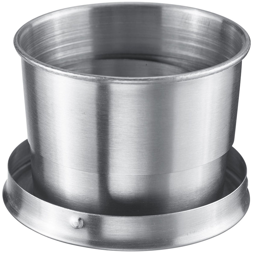 Bicchiere da viaggio con coperchio "Revivo", pieghevole ml 150/cm Ø6,4x3,7