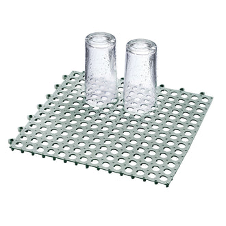 Tappetino scolabicchieri quadrato "Bar", confezione 2 pezzi cm 30x30x0,8