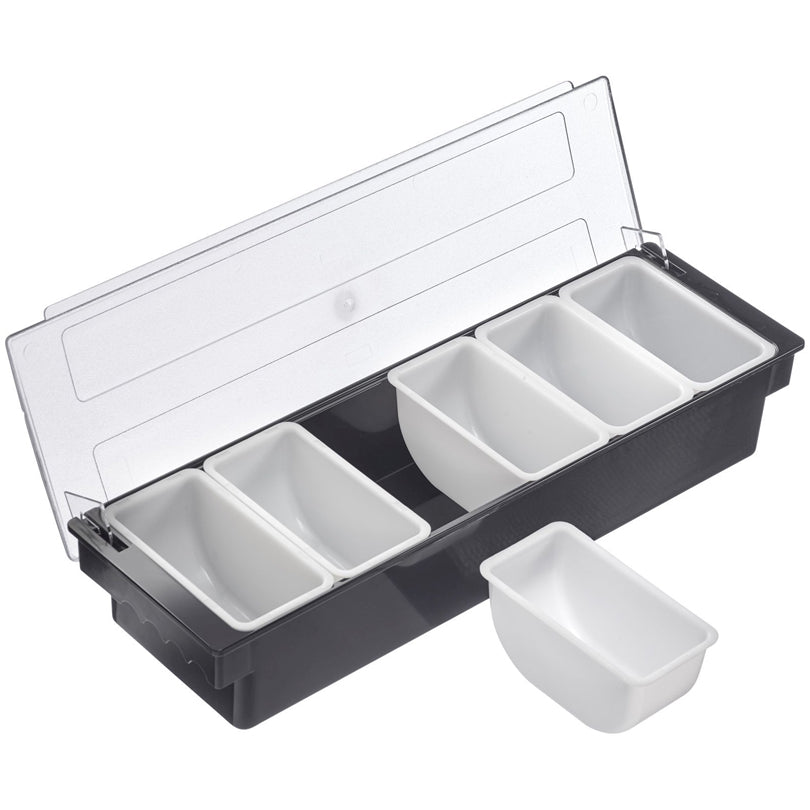 Bar-Organizer per frutta & erbe con 6 scomparti interni rimovibili cm 49x15x9