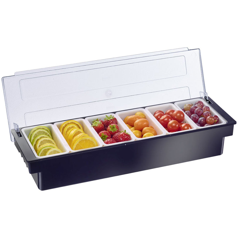 Bar-Organizer per frutta & erbe con 6 scomparti interni rimovibili cm 49x15x9