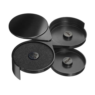 Bordatore bicchieri cocktail a 3 scomparti cm 20x15,8x7,3