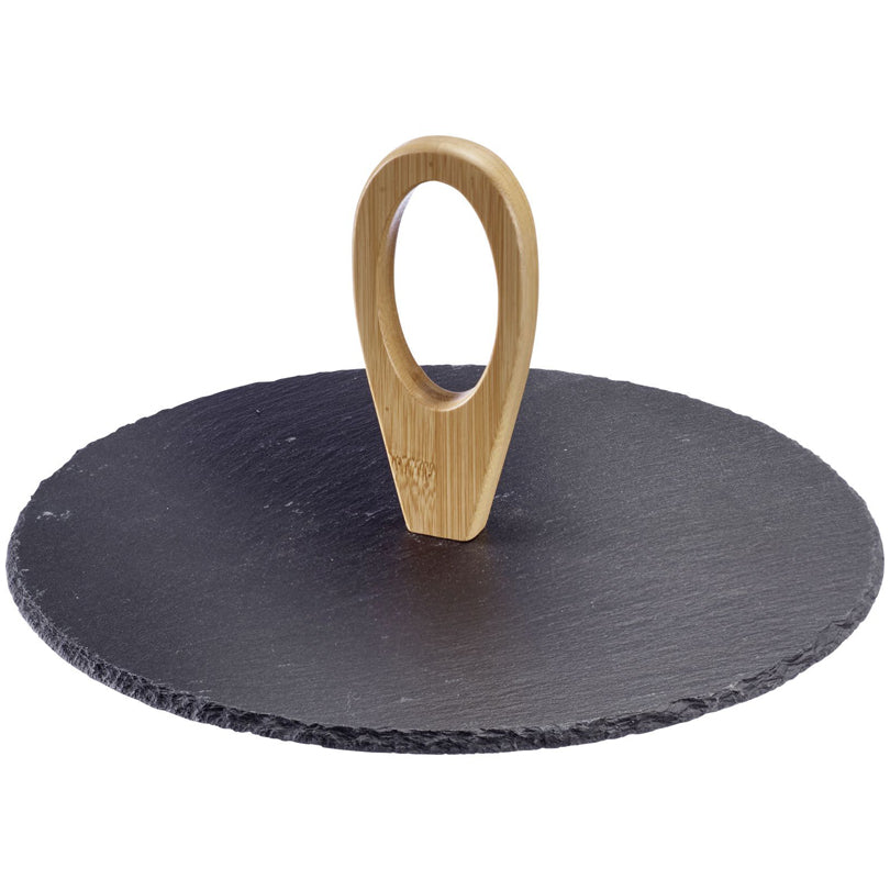 Piatto da portata con pratica maniglia di trasporto "Tapas + Friends" cm Ø30x13