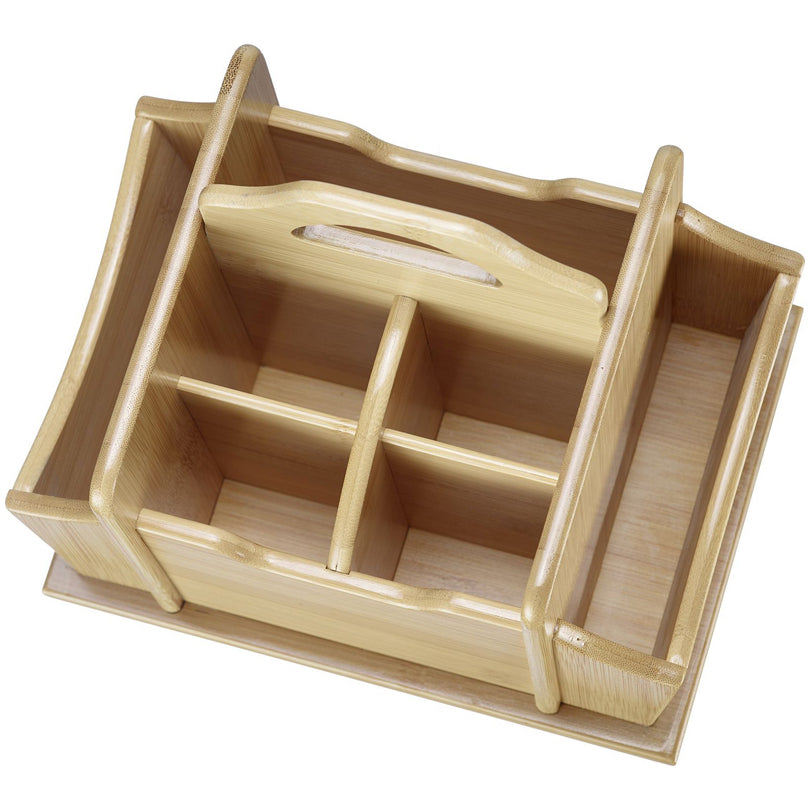 Portaposate "Tapas + Friends" con 7 comparti e maniglia cm 23,5x17,5x23,5