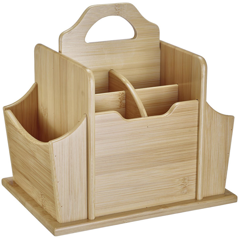 Portaposate "Tapas + Friends" con 7 comparti e maniglia cm 23,5x17,5x23,5