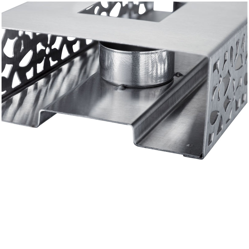 Scaldavivande con 2 portalumini cm 24x12x5,2