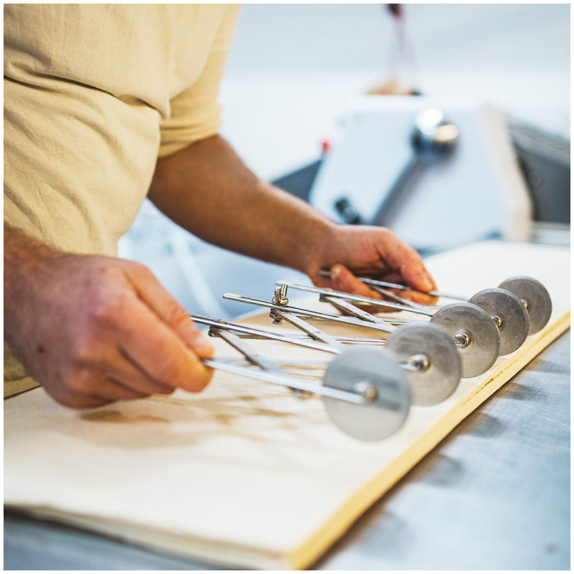 Rullo tagliapasta con 5 lame, estensibile cm 24,5x5,6x5,3