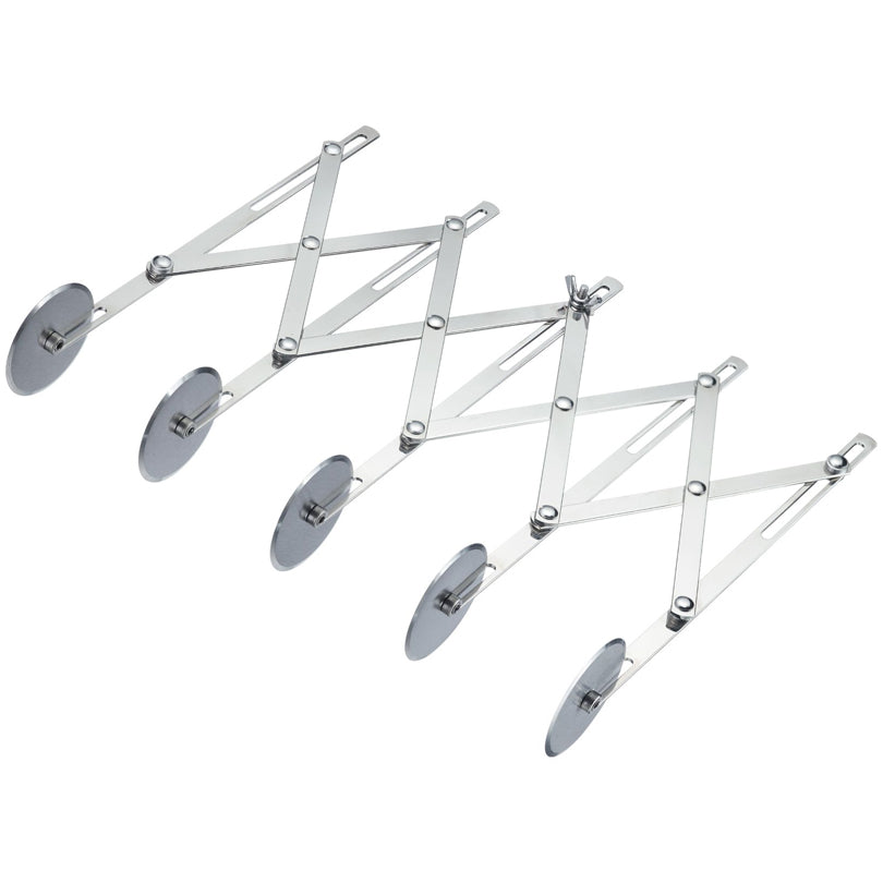 Rullo tagliapasta con 5 lame, estensibile cm 24,5x5,6x5,3
