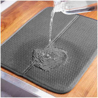 Tappetino scolapiatti pieghevole, confezione 2 pezzi cm 44x36