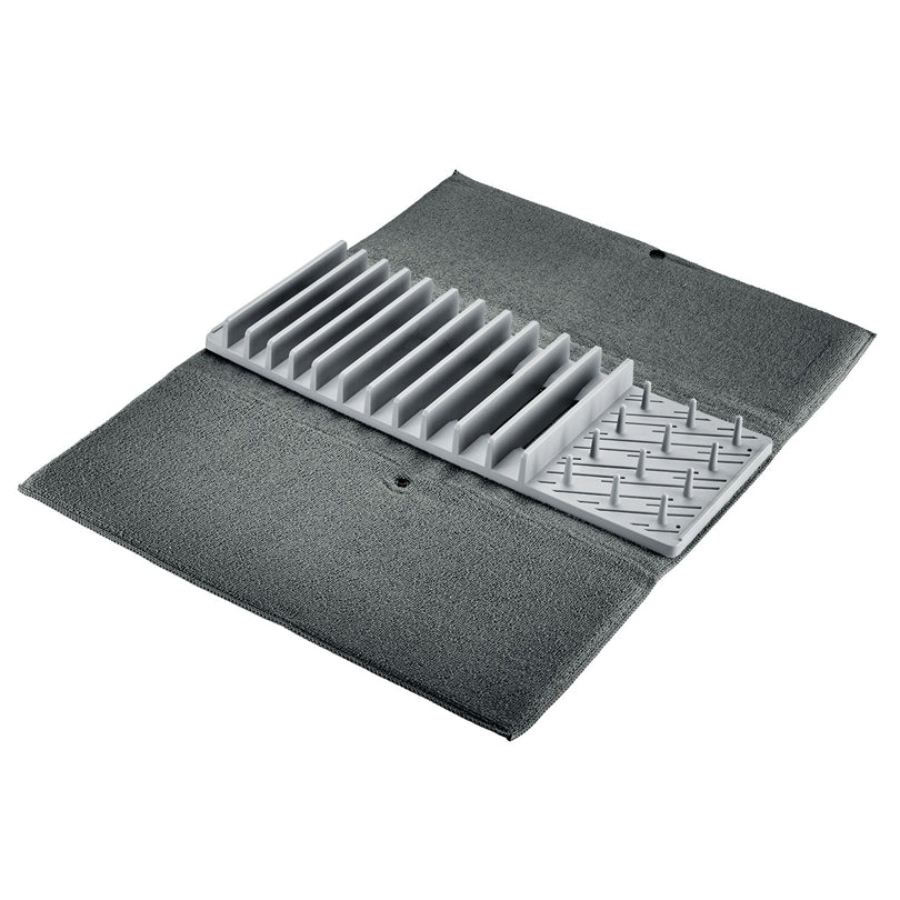 Scolapiatti con tappetino, pieghevole cm 60x46x4,2