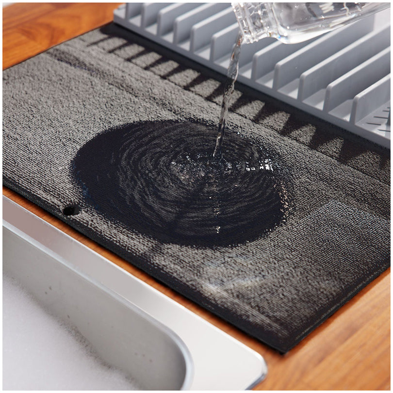 Scolapiatti con tappetino, pieghevole cm 60x46x4,2