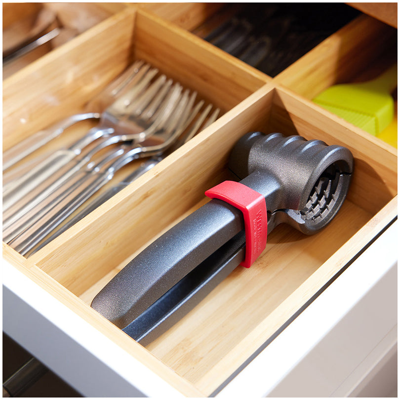 Schiaccianoci/Pinza apri champagne "Nussprofi - Black Edition" cm 17,5x5,4x6