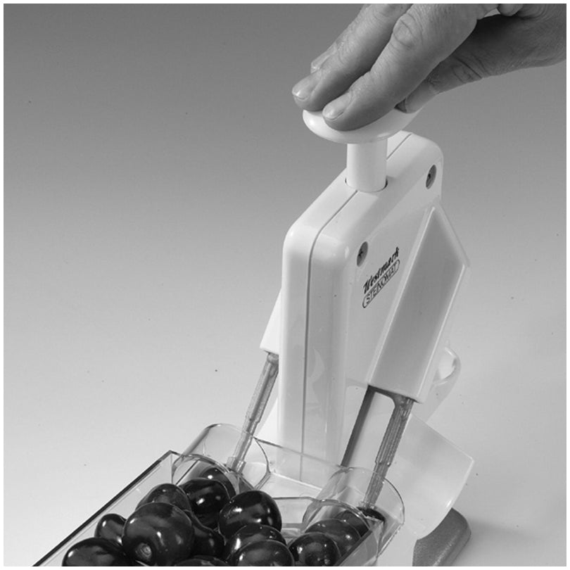 Snocciolatore doppio ciliegie e snocciolatore prugne "Steinomat - Black Edition" cm 32,5x9,8x31
