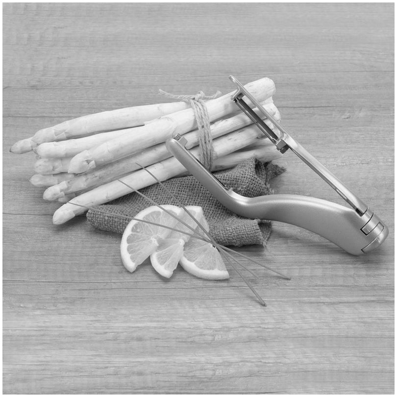 Pelaverdure "Peel-Star Alu - Black Edition" cm 19,2x5x3,1