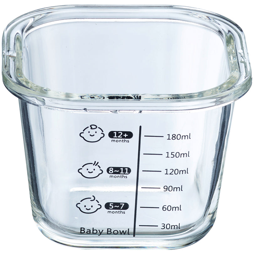 Barattolo da cucina "Baby Bowl", quadrato ml 200/cm 9,6x9,6x8