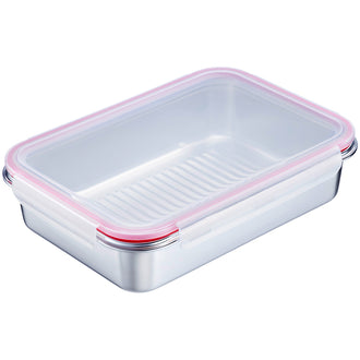 Lunchbox/Contenitore salvafreschezza rettangolare l 2,5/cm 29,8x21,4x7