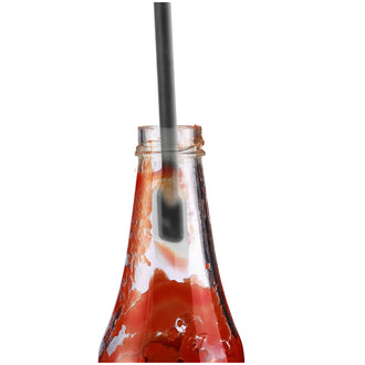 Raschietto pulisci barattoli/bottiglie "Solo" , dotato di un cucchiaio dosatore integrato (1 cucchiaino - 5 ml) cm 2,7x27,7