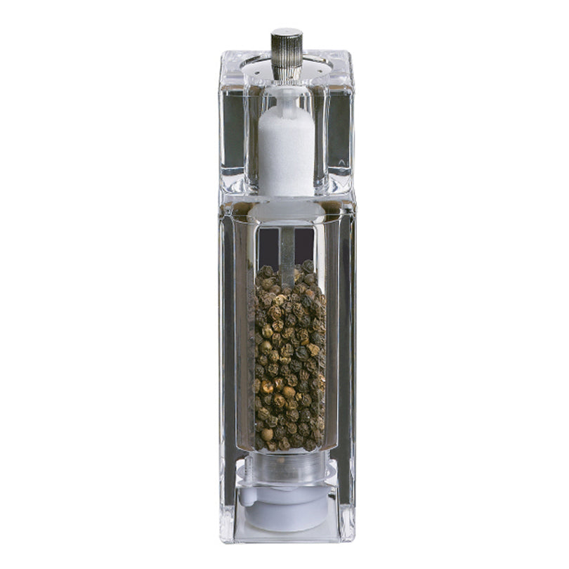 Macinapepe quadrata Solingen con spargisale cm 4,5x4,5x16