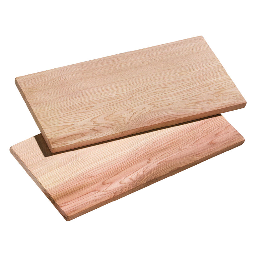 Panetto di cedro per affumicatura riutilizzabile "Smokey", confezione 2 pezzi cm 35x17x1