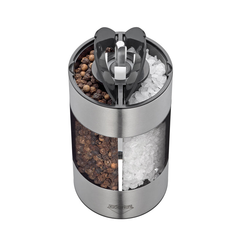 Macinasale & -pepe doppio 2 in 1 "Trattoria" cm Ø6,1x13,9