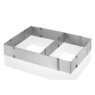 Anello torte regolabile rettangolare cm 34x52,5x5