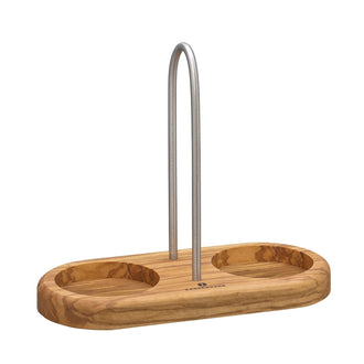 Supporto per 2 macine/oliere con manico cm 17x8x15