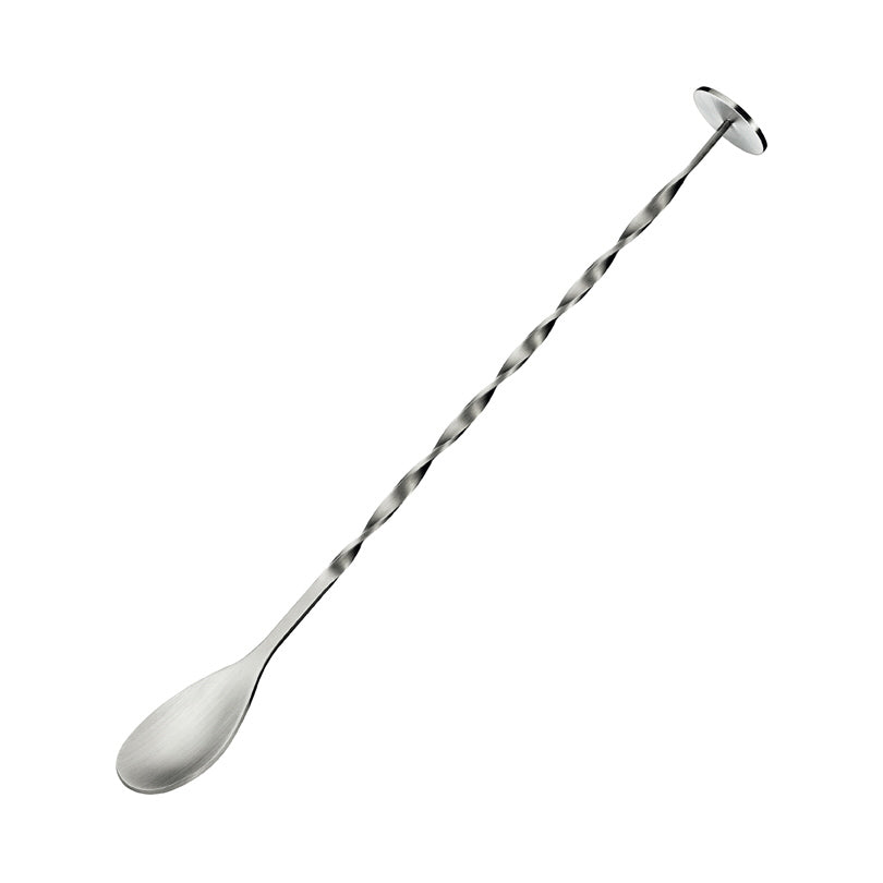 Cucchiaio cocktail con pestello integrato Twist cm 25