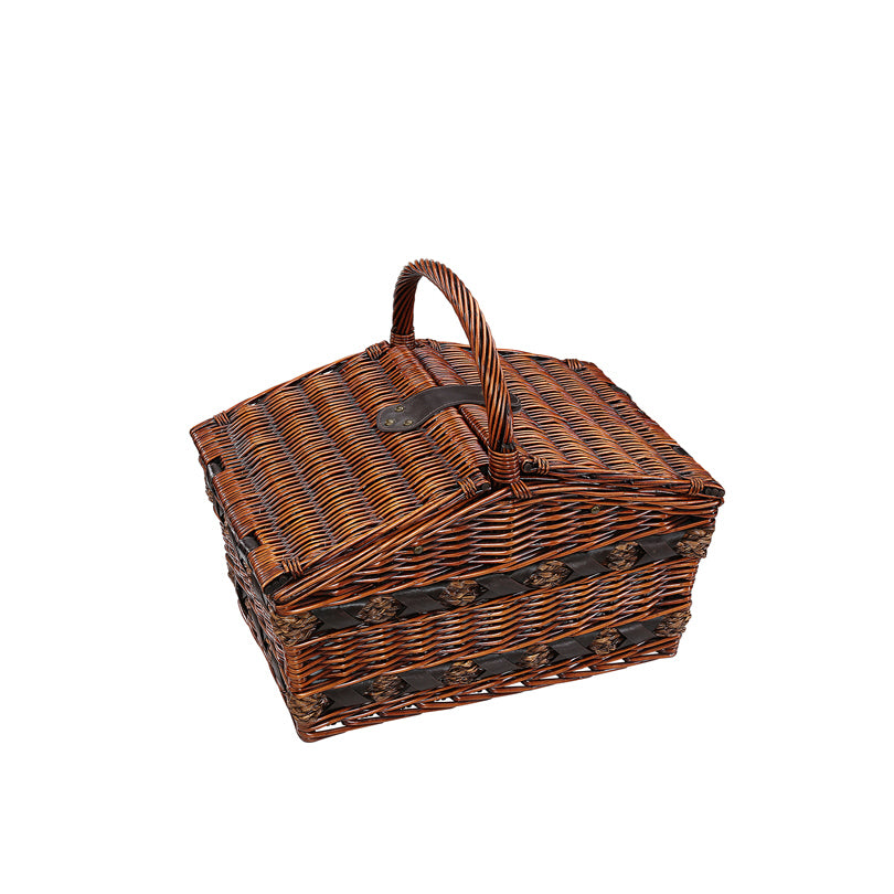 Cesto picnic "Como" per 4 persone cm 47x31x40