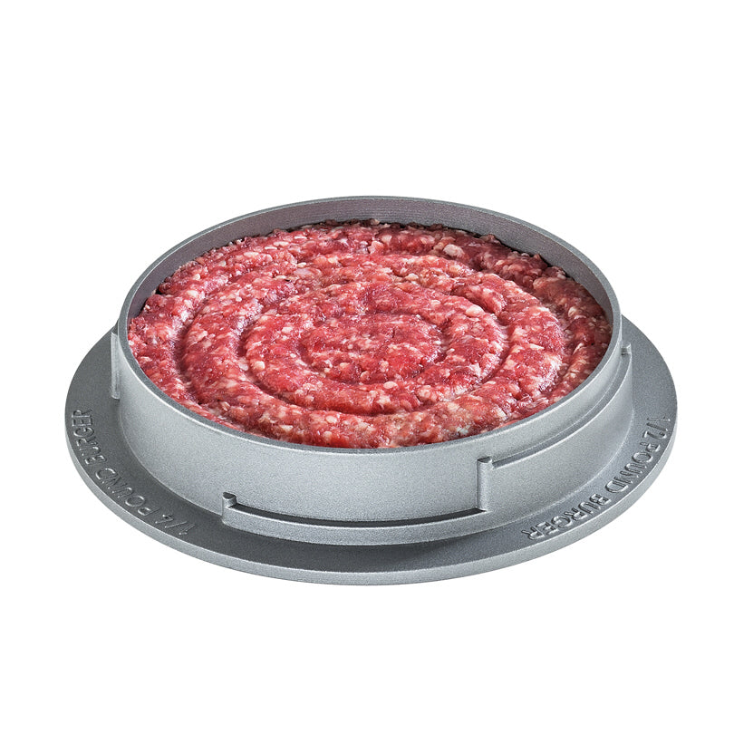 Pressa per hamburger "Trio", rivestita cm Ø11