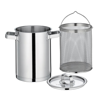 Asparagera "San Remo" con coperchio in vetro cm 16x21/l 4